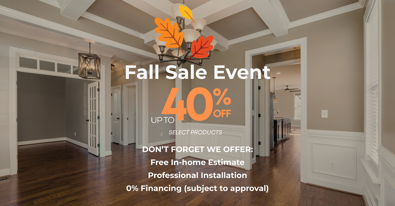 Fall sale event